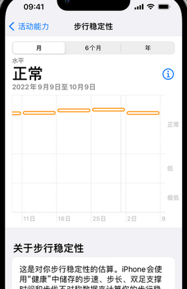 平山iPhone手机维修如何在iPhone开启'步行稳定性通知'