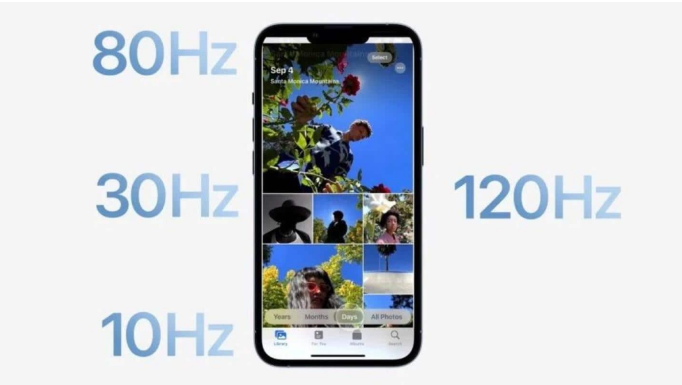 平山苹果14维修分享iPhone 14有高刷吗 