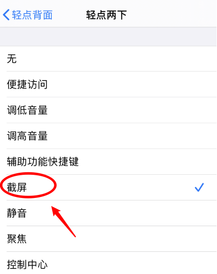 平山苹果手机维修分享iPhone12如何启用双击截屏 